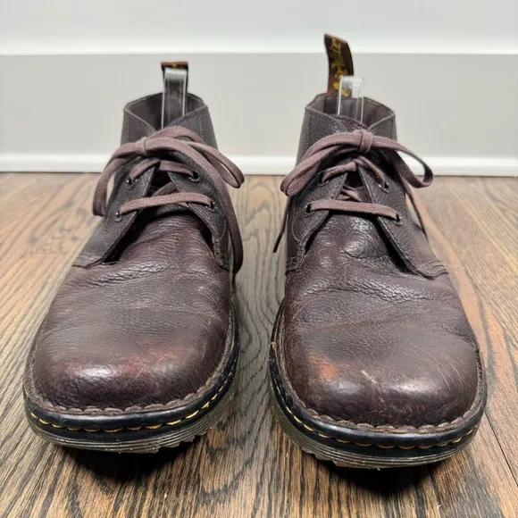 Dr. Martens Sussex Industrial Brown Leather Chukka Boots size 12 mens
