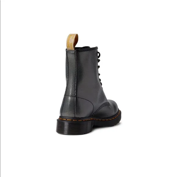 Dr Martens VEGAN 1460 METALLIC EMBOSS LACE UP BOOTS - NO BOX