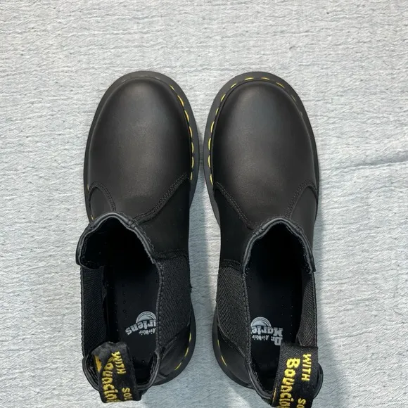 DR. MARTENS Womens Dorrian Boot Flat Chelsea Black Leather Sz US 5