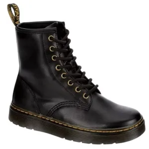 Dr. Martens Zavala Size 6 Women /5 Men Smooth Boot Black Leather Combat Moto Bik