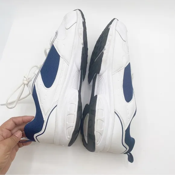 Dr Scholls Men's White and Blue Athletic Sneakers Shoes Size 13.W