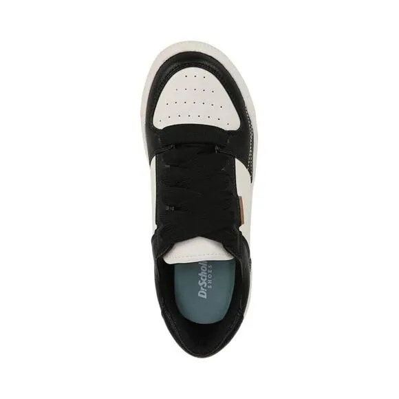 Dr. Scholl's Ollie J0947S3001 Sneakers Women's Black White Low Top Shoes TF4745