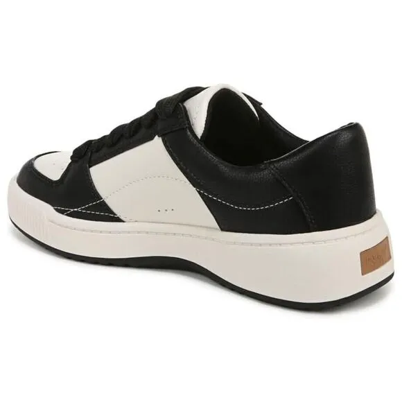 Dr. Scholl's Ollie J0947S3001 Sneakers Women's Black White Low Top Shoes TF4745