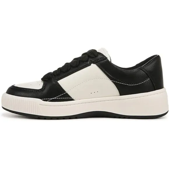 Dr. Scholl's Ollie J0947S3001 Sneakers Women's Black White Low Top Shoes TF4745