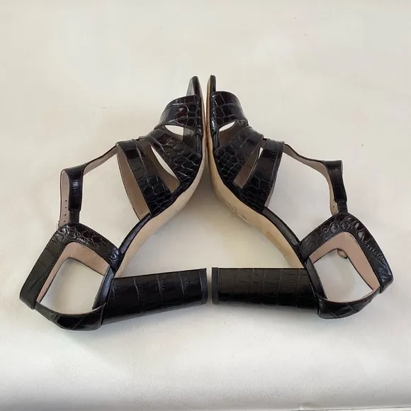 Dries Van Noten Black Strappy Women's Sandals