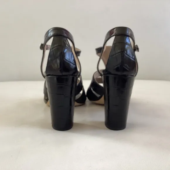 Dries Van Noten Black Strappy Women's Sandals