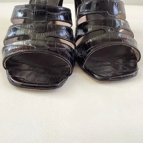 Dries Van Noten Black Strappy Women's Sandals