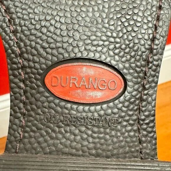 Durango aquare front leather oil resistant boots size 11.5