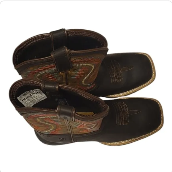 Durango Kids Cowboy Boots Leather Size 2M