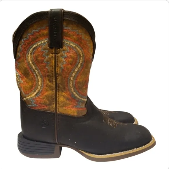 Durango Kids Cowboy Boots Leather Size 2M