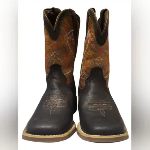 Durango Kids Cowboy Boots Leather Size 2M