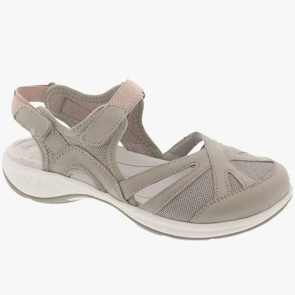 Easy Spirit Splash Flat Hiking Sandals - Taupe
