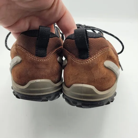 ECCO Brown Biom Venture Gorotex Surround Leather Hiking Shoes Men's Size 42