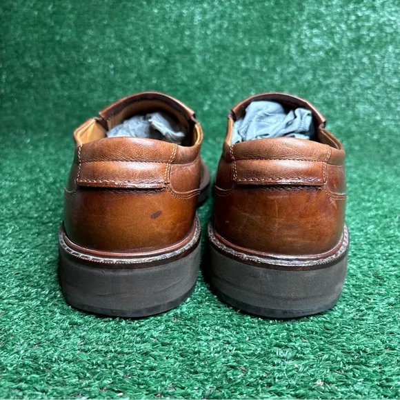 Ecco Helsinki Shoes Driving Loafers Slip On Men Size EU 47 / US 13 Brown Leather