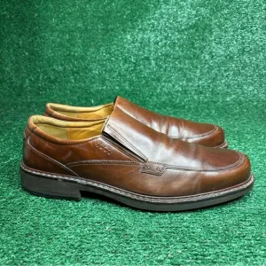 Ecco Helsinki Shoes Driving Loafers Slip On Men Size EU 47 / US 13 Brown Leather