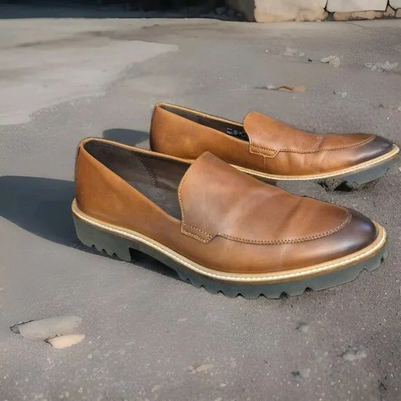 ECCO  Incise Tailored Loafer Flat Shoes Women’s US Size 8 - 8.5 / 39 NWOB