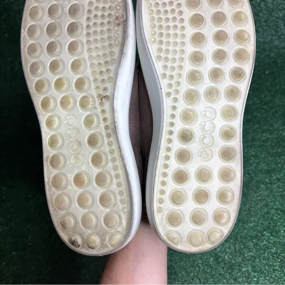 ECCO Soft 7 Men's Size US 12 / EUR 46 Brown Leather Slip On Sneakers Shoes