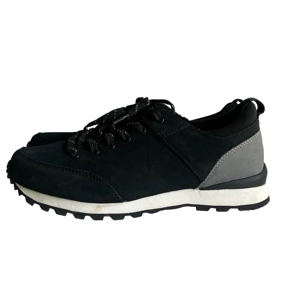 Eiger 1989 Black and Gray Suede Hiking Shoes Size 7