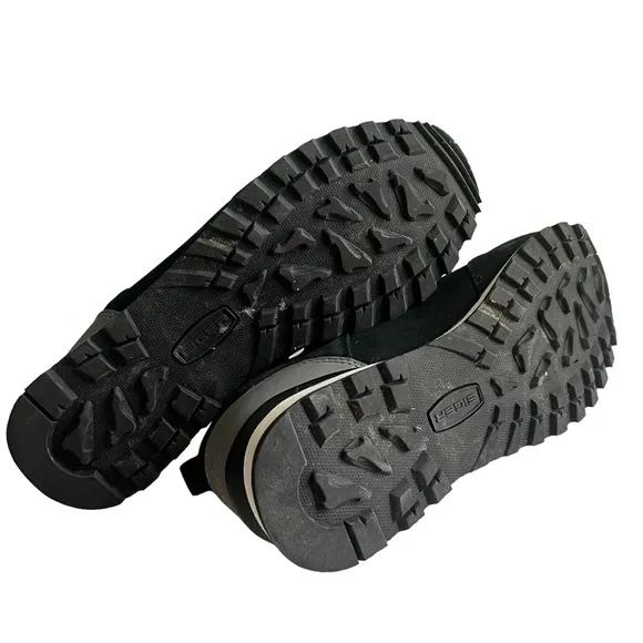 Eiger 1989 Black and Gray Suede Hiking Shoes Size 7