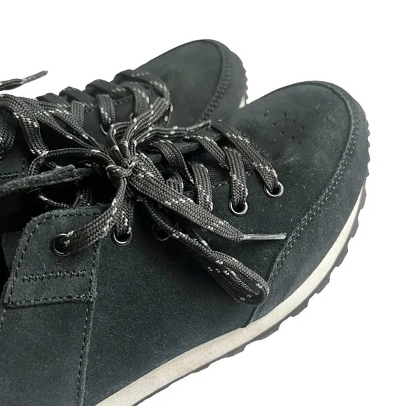 Eiger 1989 Black and Gray Suede Hiking Shoes Size 7