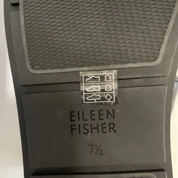 Eileen Fisher Black Sandals Shoes 7.5 New NWT Slip On Comfortable Versatile HTF