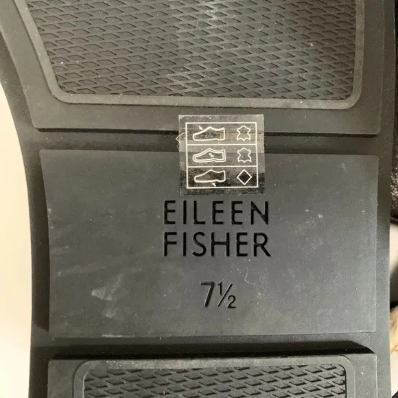 Eileen Fisher Black Sandals Shoes 7.5 New NWT Slip On Comfortable Versatile HTF