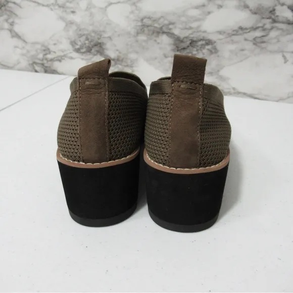 Eileen Fisher Platform Knit Slip-On Shoes Size 7.5
