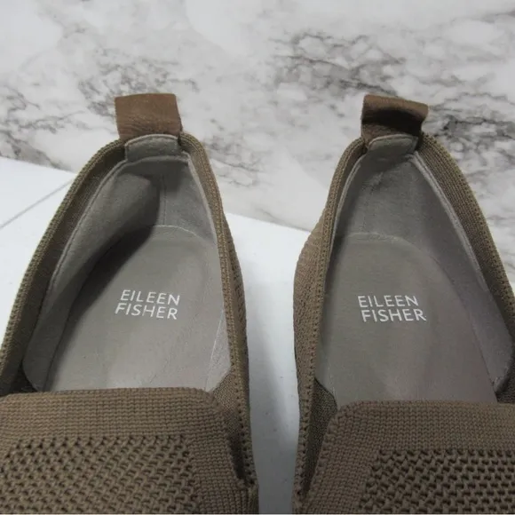 Eileen Fisher Platform Knit Slip-On Shoes Size 7.5