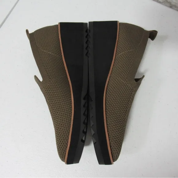 Eileen Fisher Platform Knit Slip-On Shoes Size 7.5