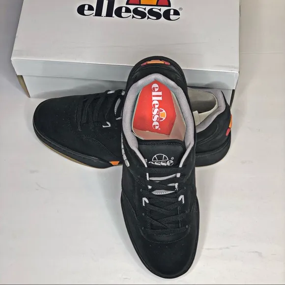 Ellesse Placentino 6-10307 Mens Black Syntheic Lace Up Lifestyle Sneaker…
