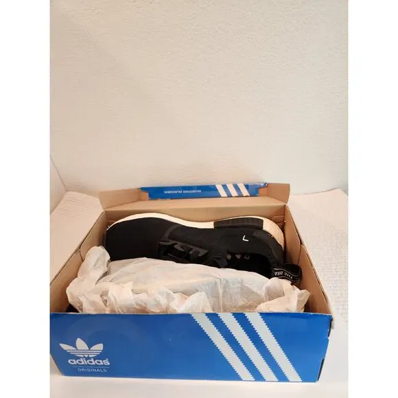 EUC Adidas NMD_R1‎ PK Black Primeknit Sneakers Men’s Size 11.5 w/ Box &amp; Japan