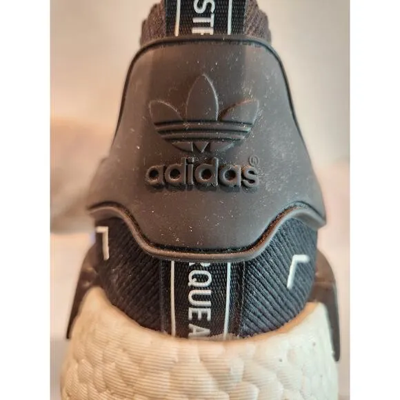 EUC Adidas NMD_R1‎ PK Black Primeknit Sneakers Men’s Size 11.5 w/ Box &amp; Japan