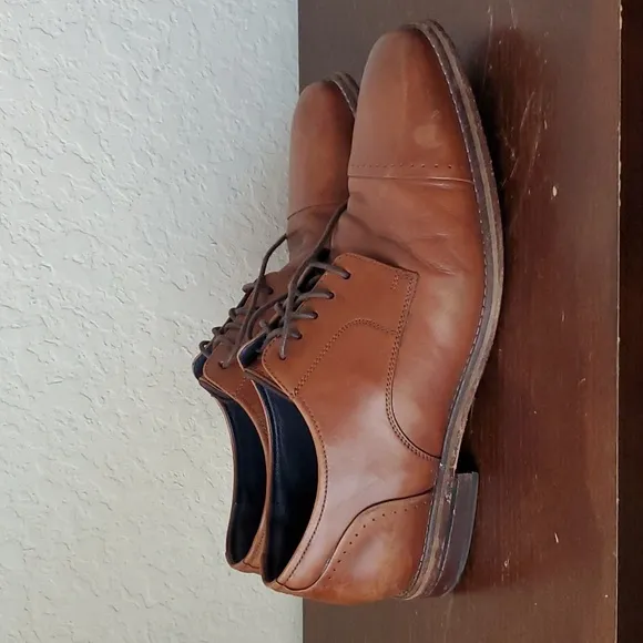 EUC. Cole Haan Men's Grand 2.0 Cap-Toe Oxford Size 11.5M, British Tan