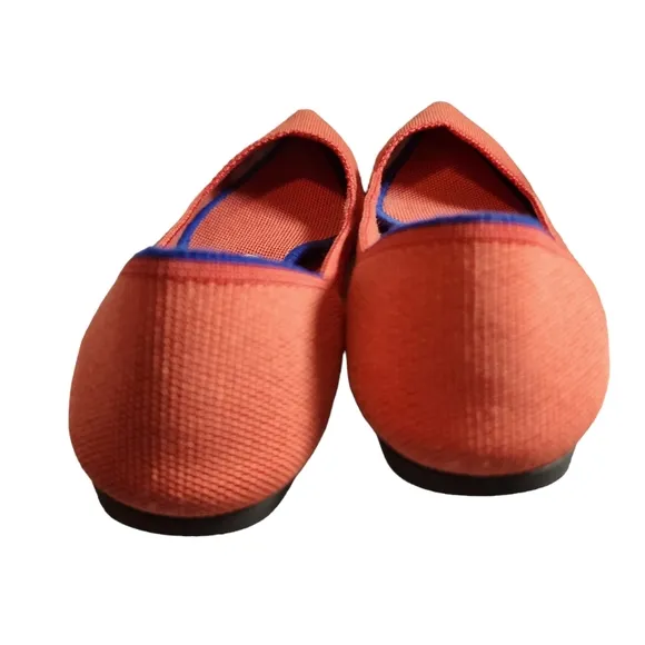 EUC Rothy's Retired Color Persimmon The Point Slip On Flat