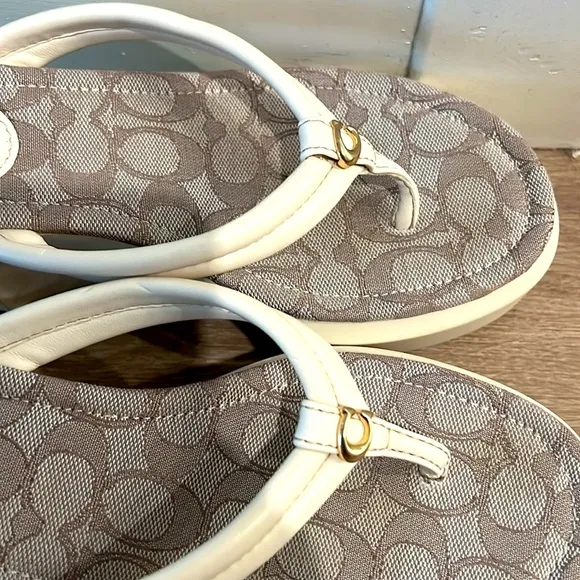 Excellent condition Coach Platform Sandals - 9