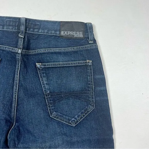 Express | Kingston Classic Fit Straight Leg Jeans