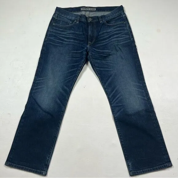 Express | Kingston Classic Fit Straight Leg Jeans
