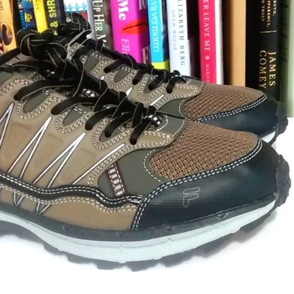 FILA ATHLETIC SHOES BROWN BLACK RUNNING SNEAKERS SIZE 10.5 NWT