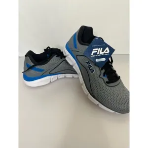 Fila cool max memory foam gray blue athletic shoes men's size 12 - NWT