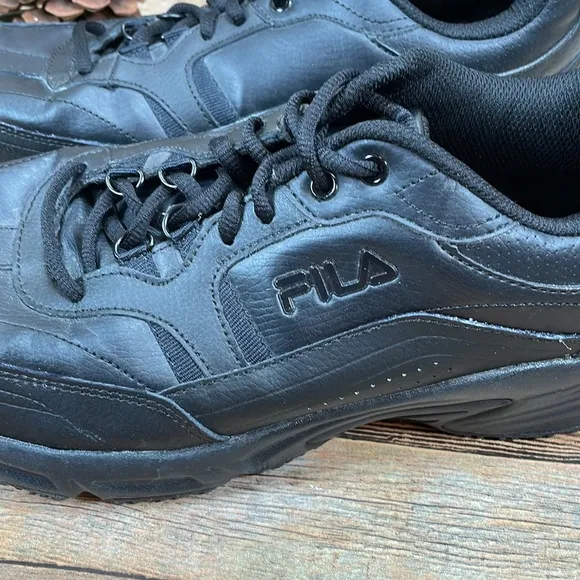 FILA Men's Memory Workshift Black Shoes Size: 12 EEEE