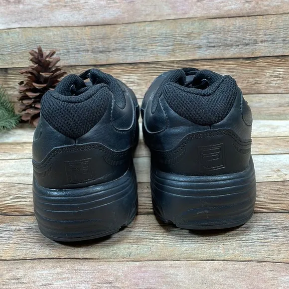 FILA Men's Memory Workshift Black Shoes Size: 12 EEEE