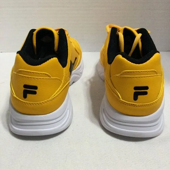 Fila Stirr Mens Yellow Mustard Lace Up Low Top Synthetic Upper Sneakers 9.5