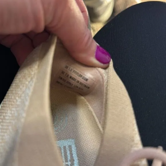 FitFlop F Sporty Flex Womens Sneaker Uberknit Shoe Size 7 1/2 Tan