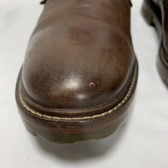 Florsheim Brown Leather Chukka Ankle Boots Men's Miller  Casual Shoes 10 D