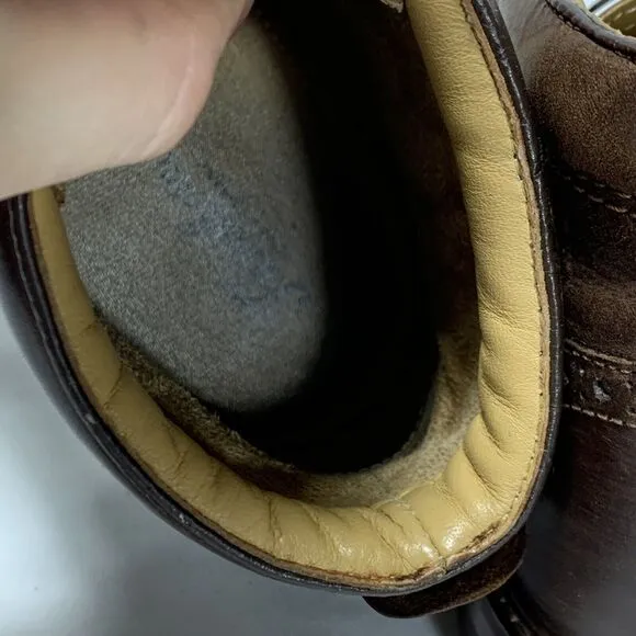 Florsheim Brown Leather Chukka Ankle Boots Men's Miller  Casual Shoes 10 D