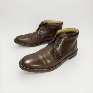 Florsheim Brown Leather Chukka Ankle Boots Men's Miller  Casual Shoes 10 D