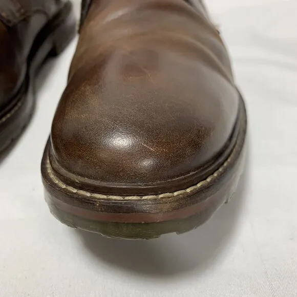 Florsheim Brown Leather Chukka Ankle Boots Men's Miller  Casual Shoes 10 D