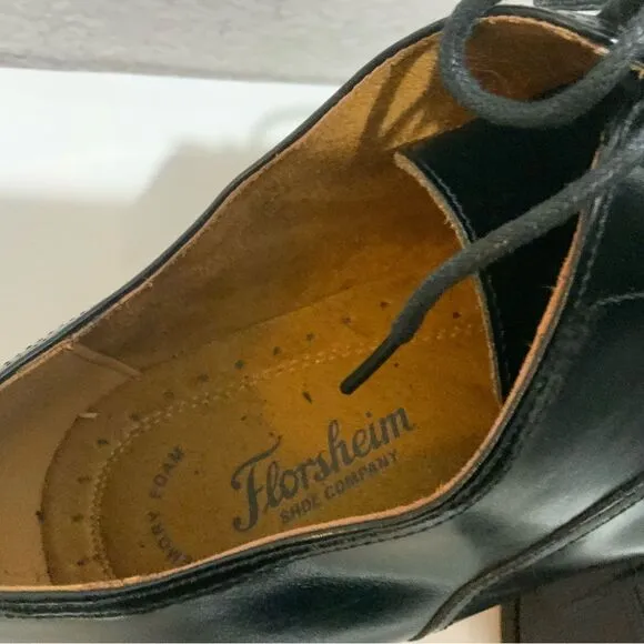 Florsheim dress shoes men lace up memory foam size 13D