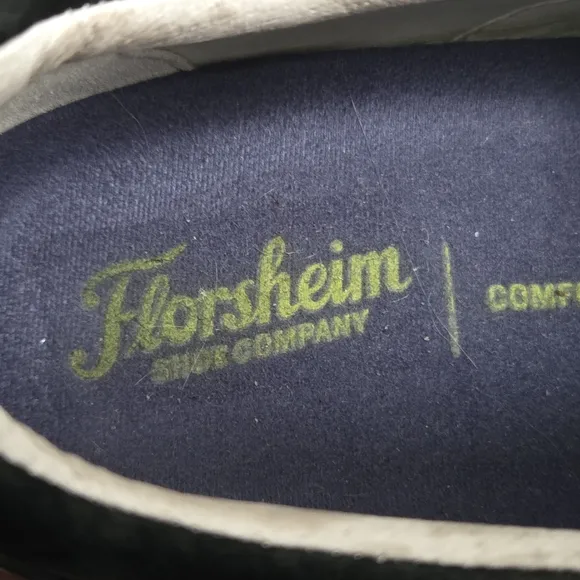 Florsheim Men's Black Suede Slip-On Shoes