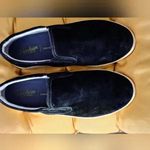 Florsheim Men's Black Suede Slip-On Shoes